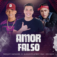 Capa-Amor Falso (feat. MC Kevinho)
